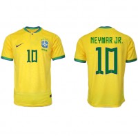 Brazília Neymar Jr #10 Domáci futbalový dres MS 2022 Krátky Rukáv